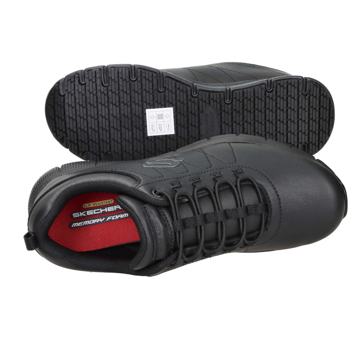 SKECHERS Donna Slip-on 108214EC Nero