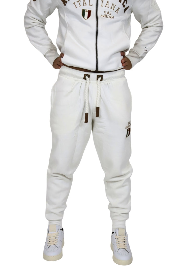 Aereonautica Italiana Uomo Pantalone ARI5PT011269U Panna