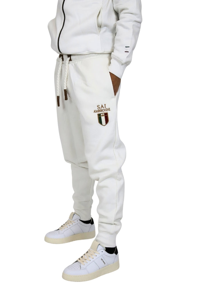 Aereonautica Italiana Uomo Pantalone ARI5PT011269U Panna