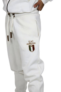 Aereonautica Italiana Uomo Pantalone ARI5PT011269U Panna