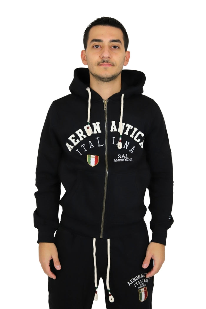 Aereonautica Italiana Uomo Felpa ARI5FP011274U Nero