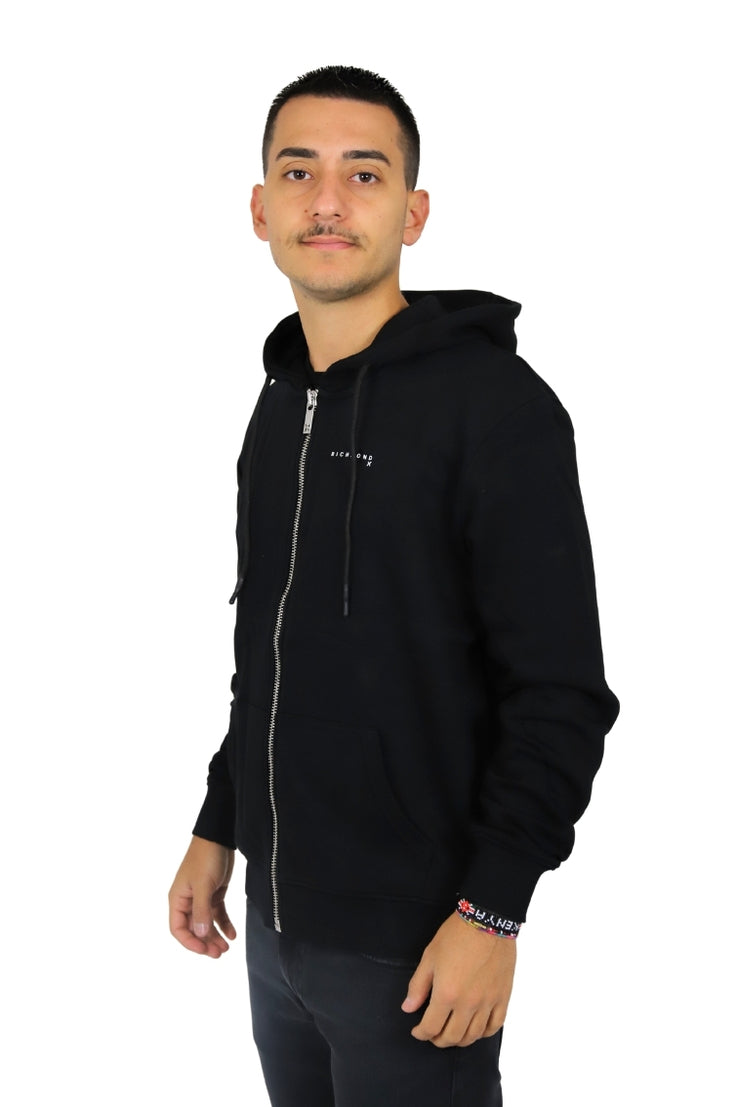 RICHMOND X Uomo Felpa UM25008FE Nero