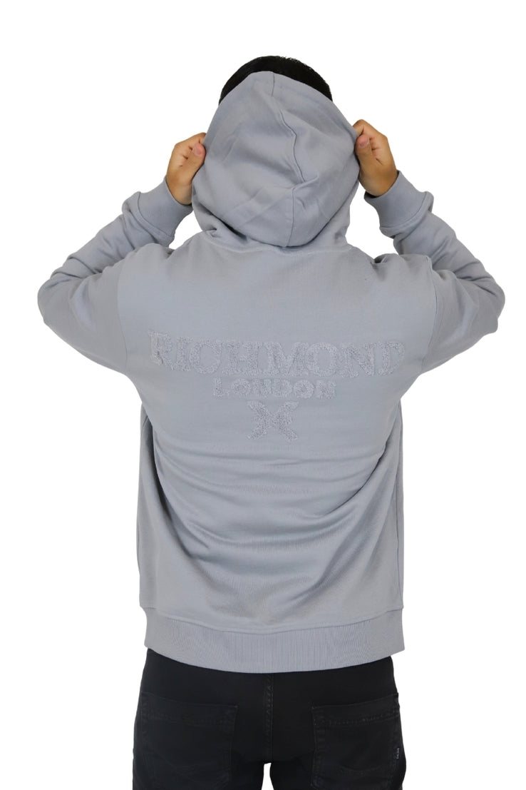 RICHMOND X Uomo Felpa UMA25004FE Grigio