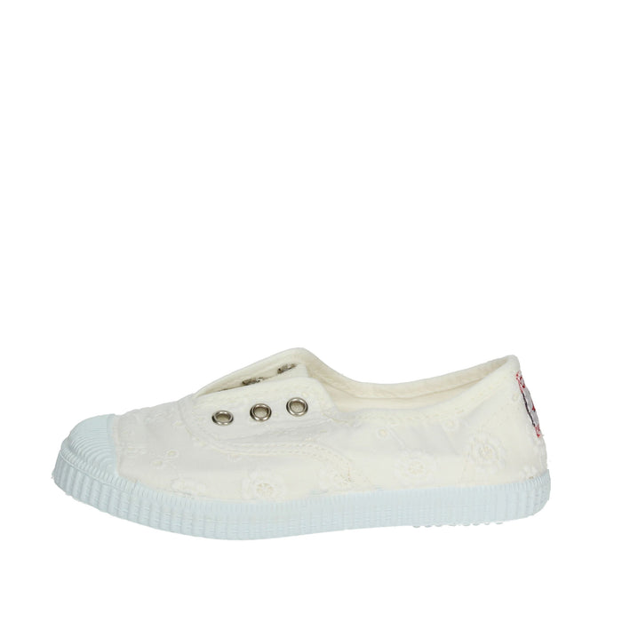 CIENTA Bambine e ragazze Slip-on 70998 Bianco