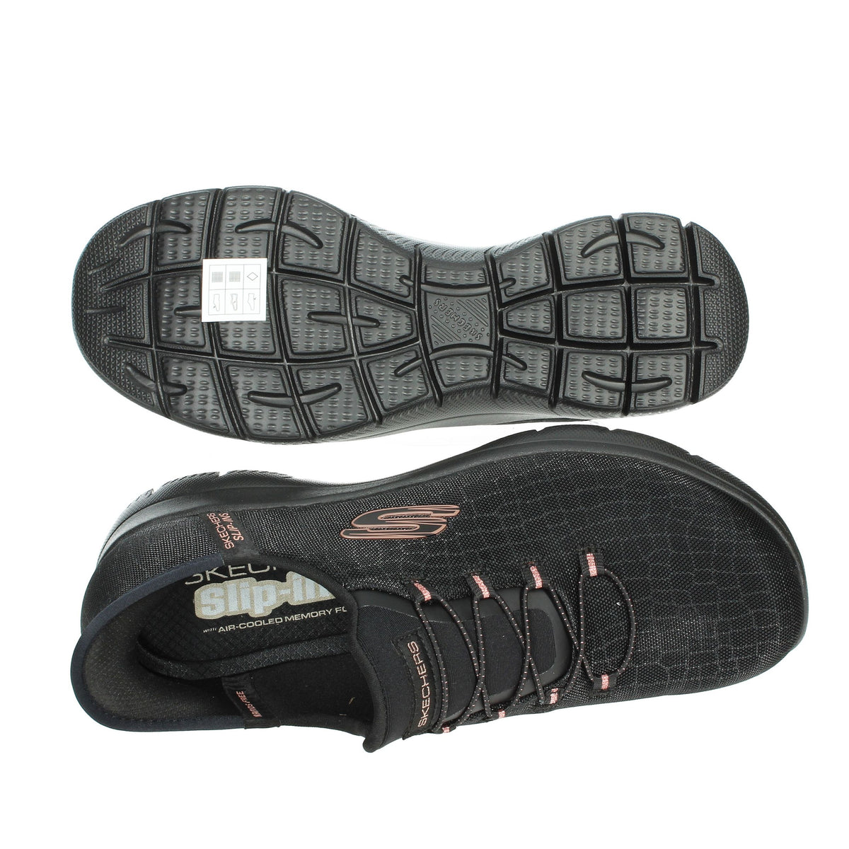 SKECHERS Donna Slip-on 150128 Nero