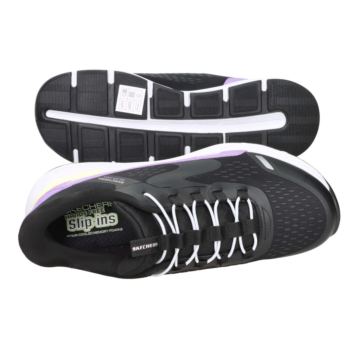 SKECHERS Donna Slip-on 303654L Nero