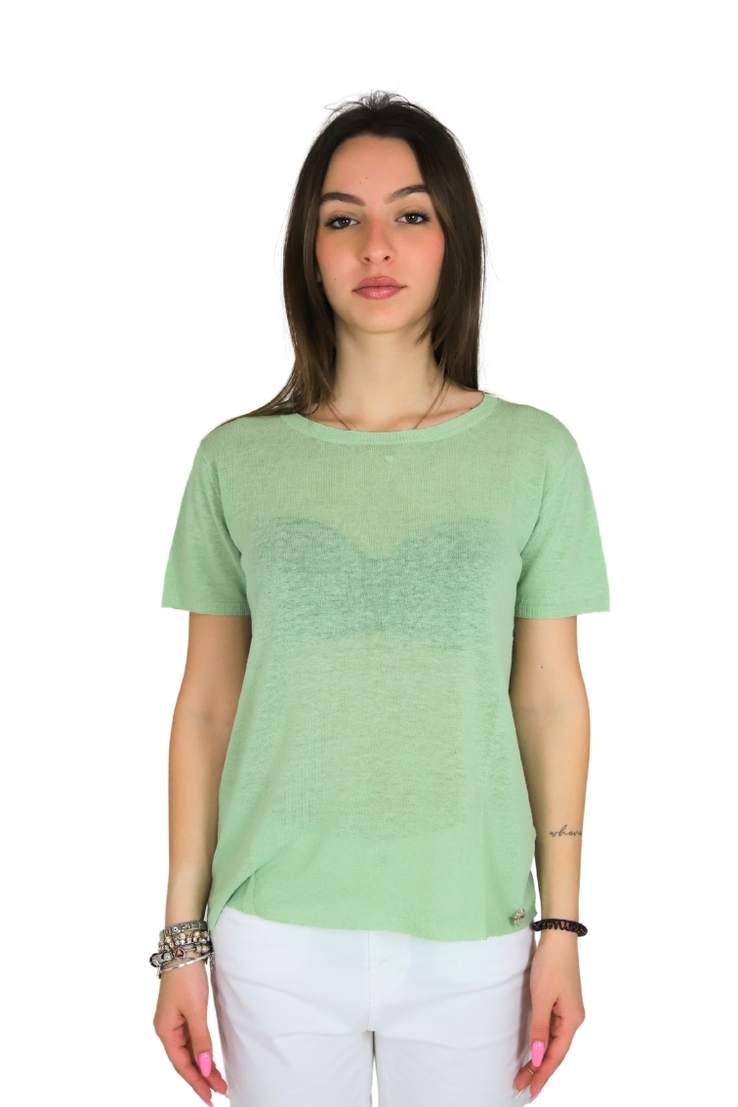 TAKE TWO Donna Maglia DKE8042 Verde