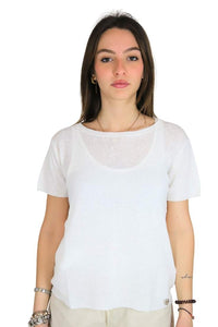 TAKE TWO Donna Maglia DKE8042 Bianco