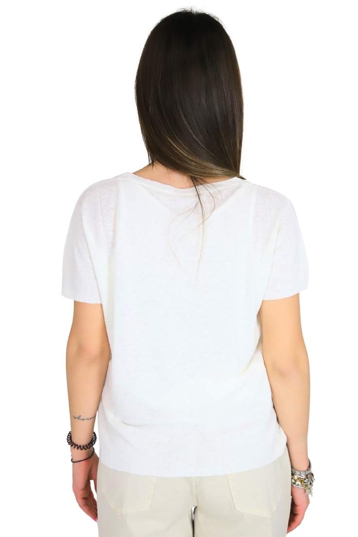 TAKE TWO Donna Maglia DKE8042 Bianco