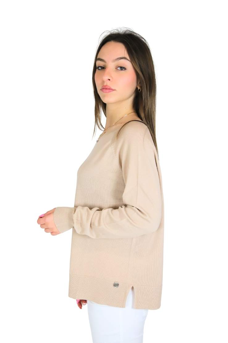 TAKE TWO Donna Maglia DKE8000 Beige