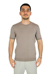 Take Two Uomo Maglia UKE7017 Taupe