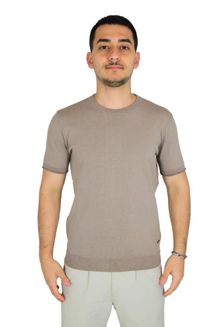TAKE TWO Uomo Maglia UKE7017 Taupe