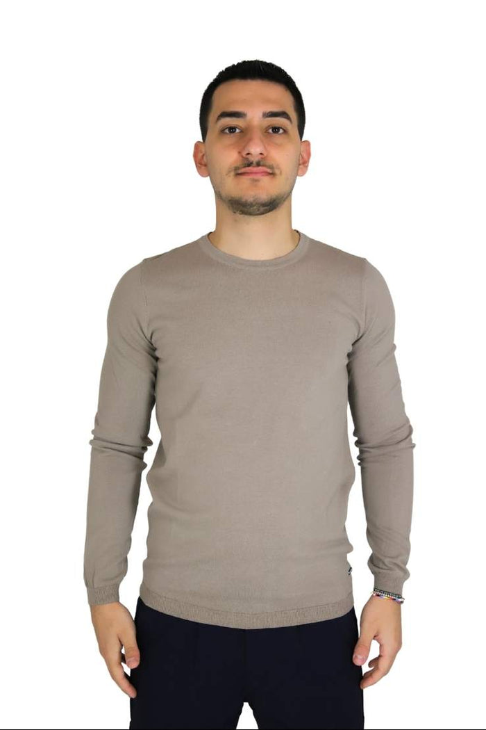 TAKE TWO Uomo Maglia UKE7002 Taupe