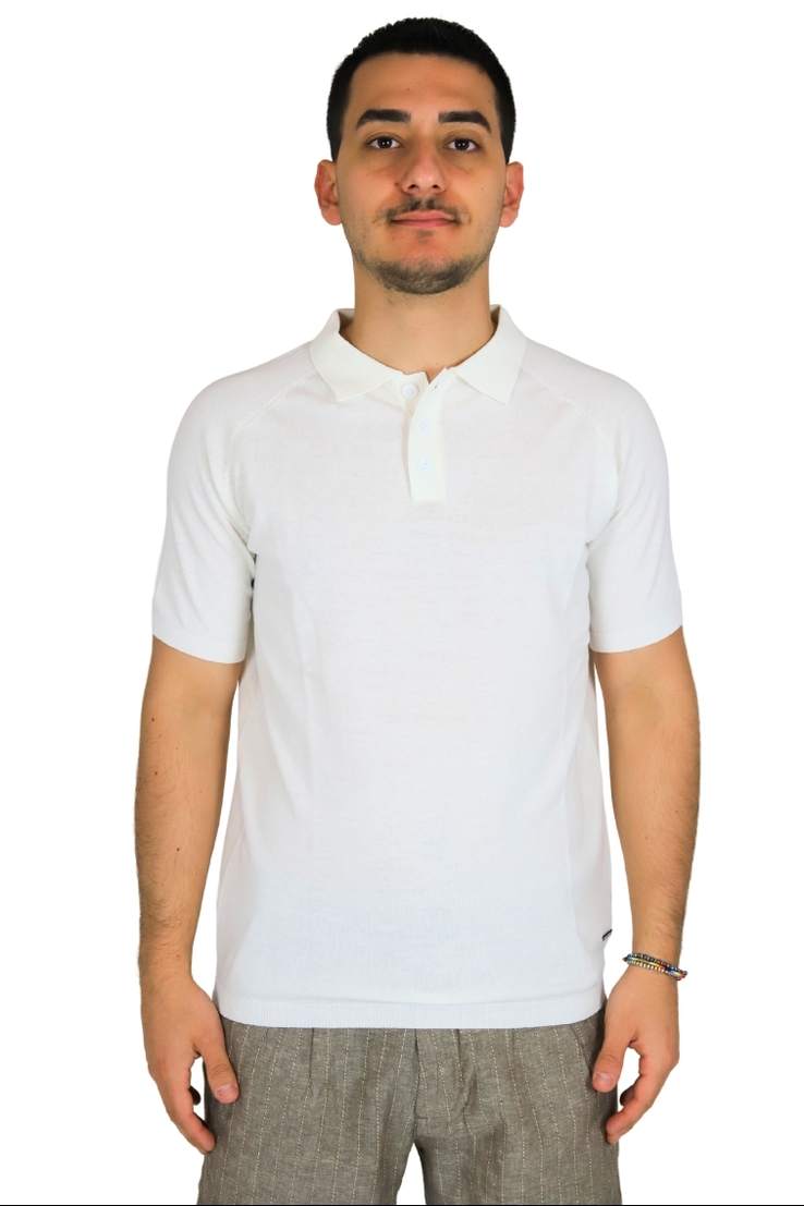TAKE TWO Uomo Polo UKE7003 Panna