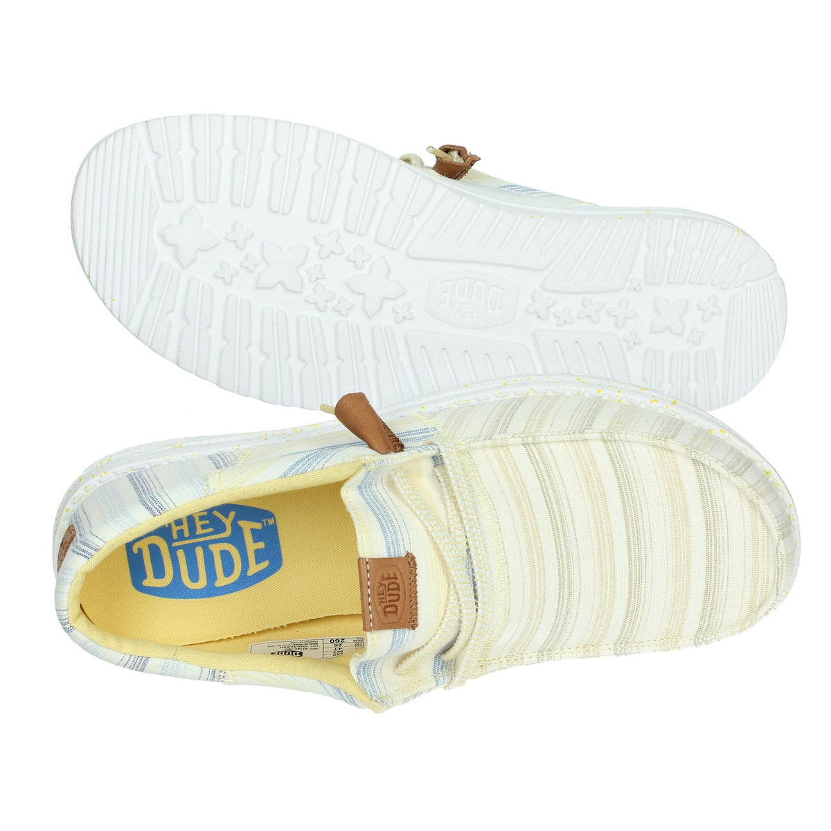 HEY DUDE Uomo Slip-on 43142-78O Bianco/Giallo