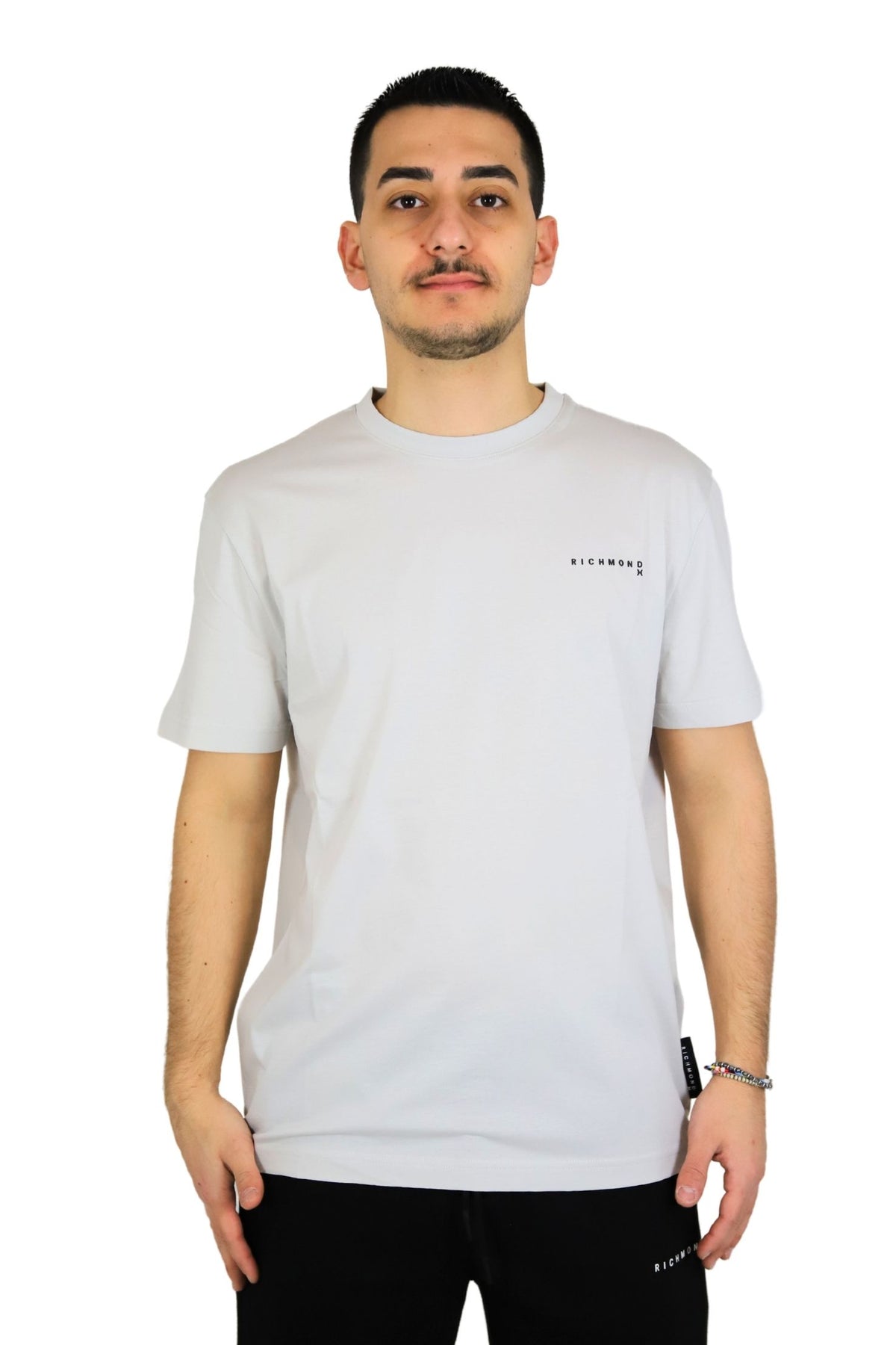 RICHMOND X Uomo T-shirt UMP25154TS Grigio