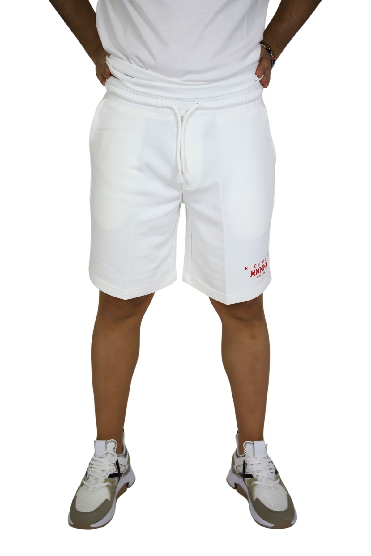 RICHMOND X Uomo Pantaloncino UMP25007BE Panna