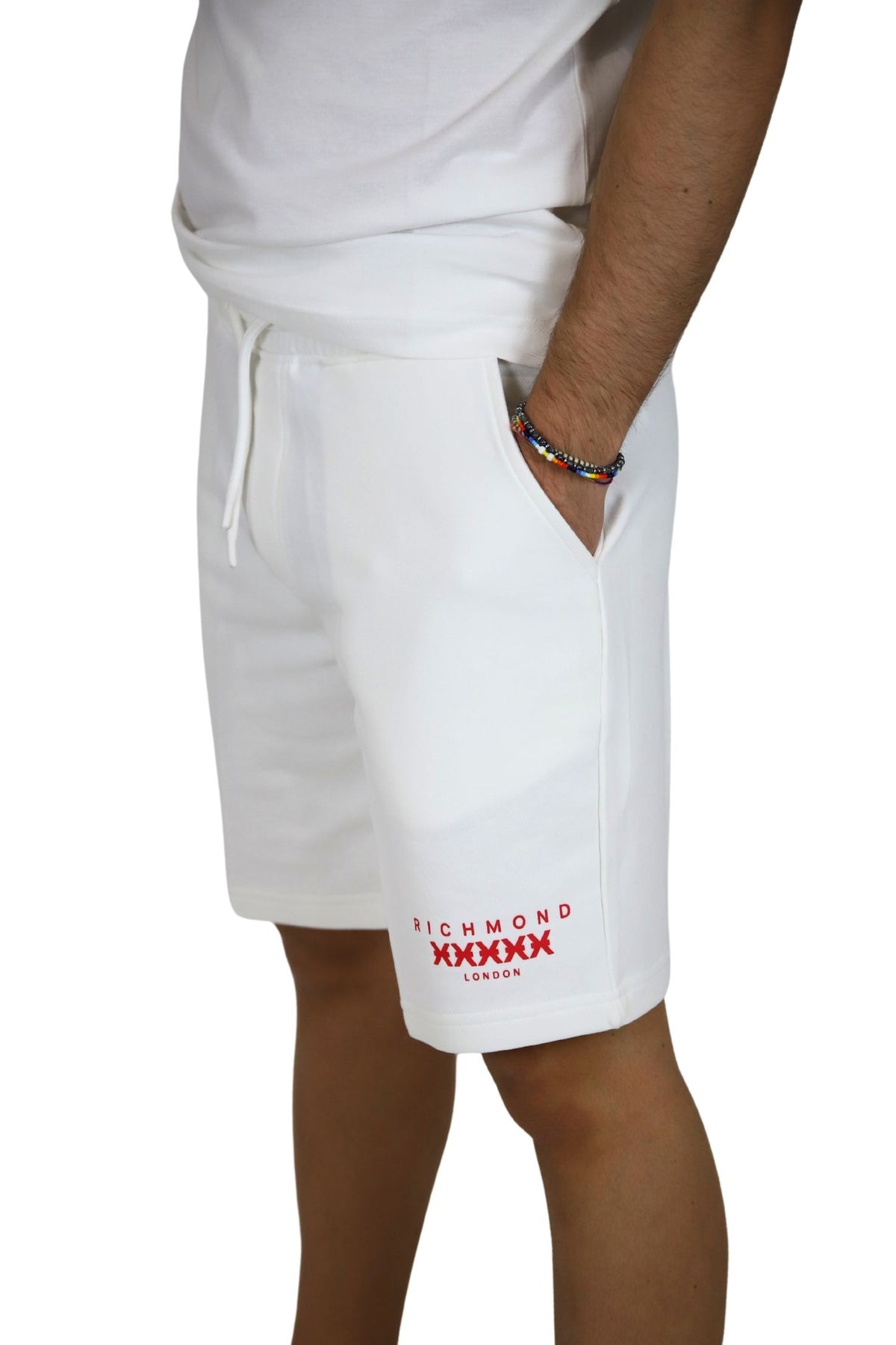 RICHMOND X Uomo Pantaloncino UMP25007BE Panna