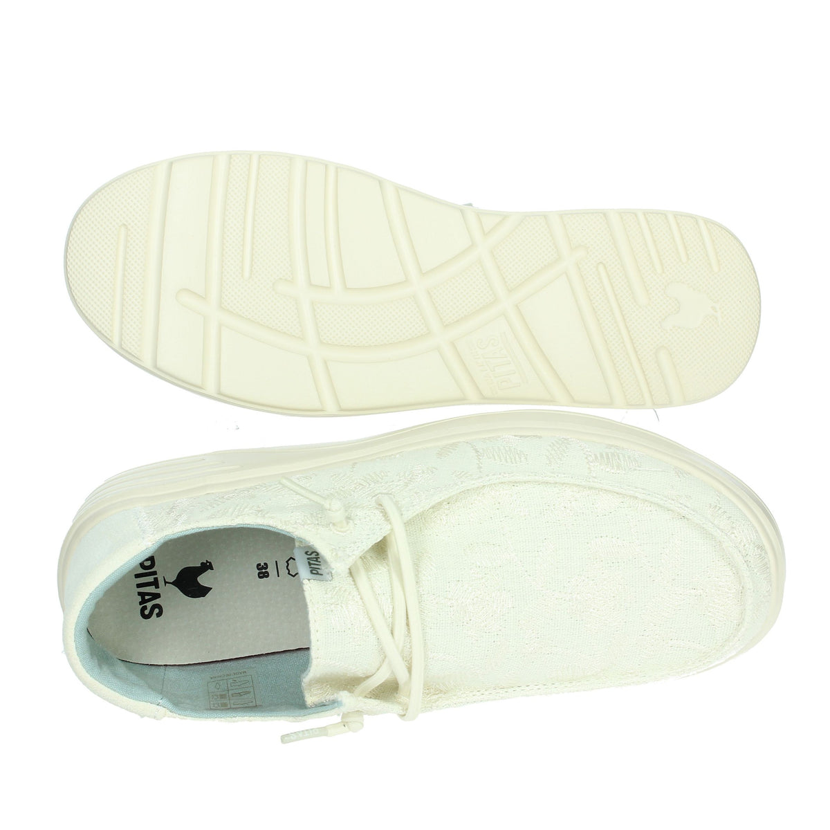 PITAS Donna Slip-on BLOOM Panna