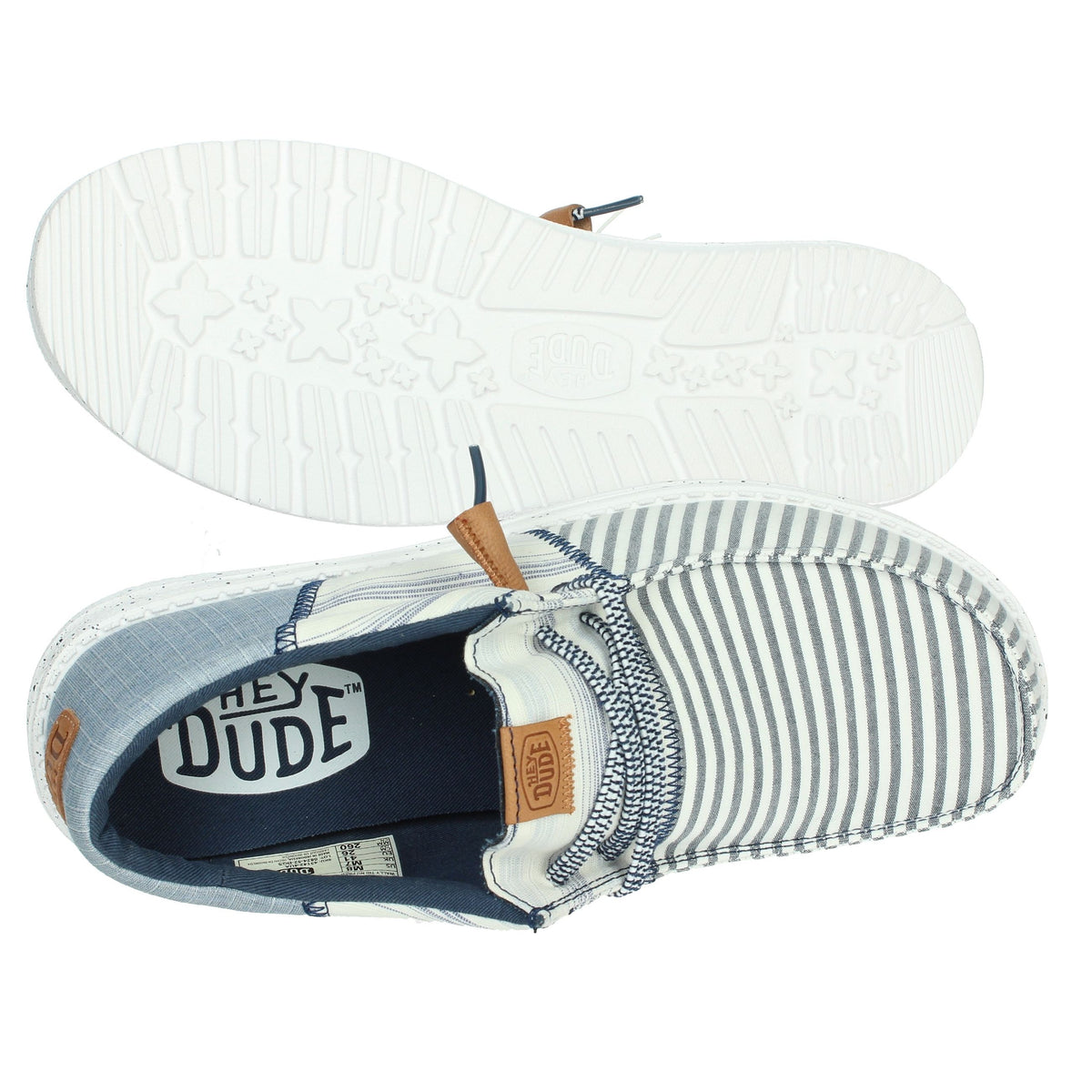 HEY DUDE Uomo Slip-on 43142-4UA Bianco/Blu