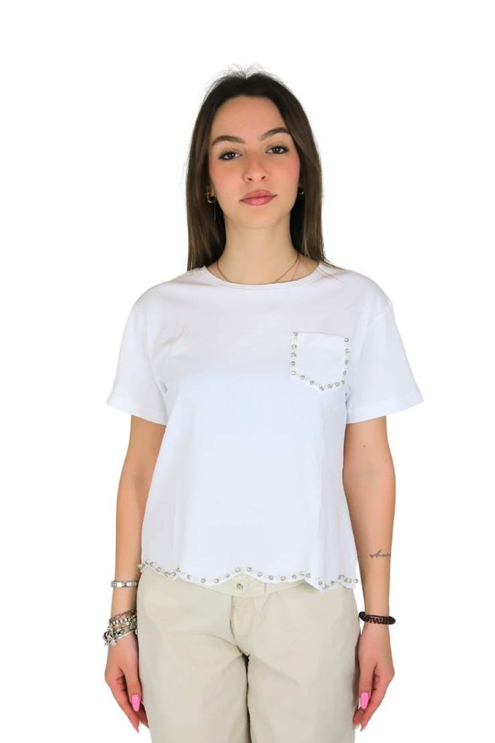 TAKE TWO Donna T-shirt DKE9007 Bianco