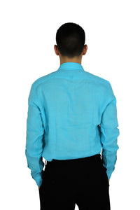 PHILOTINTO Uomo Camicia 25S18CA Azzurro