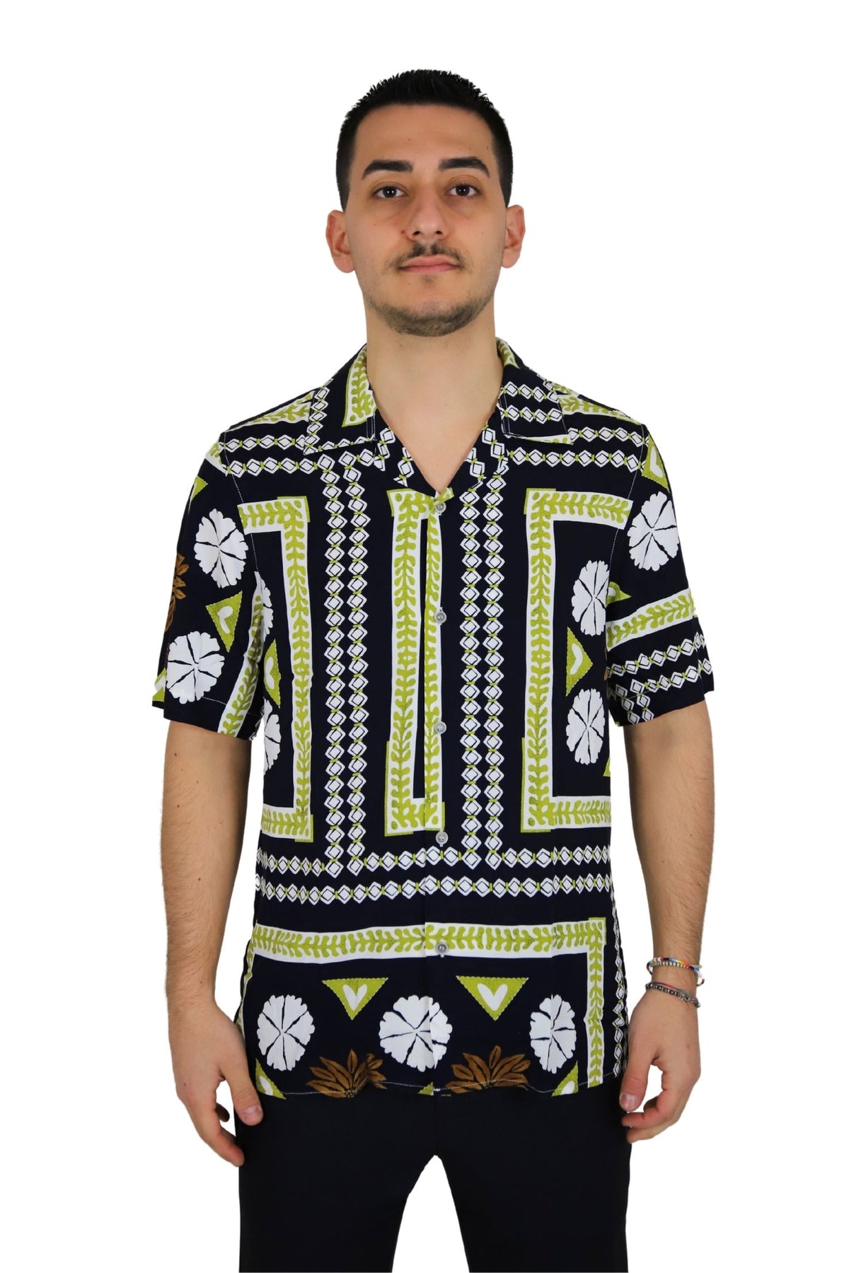 PHILOTINTO Uomo Camicia 25S14CA Nero