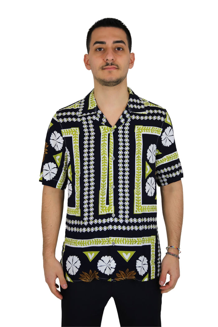 PHILOTINTO Uomo Camicia 25S14CA Nero