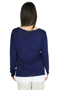TAKE TWO Donna Maglia DKE8027 Blu