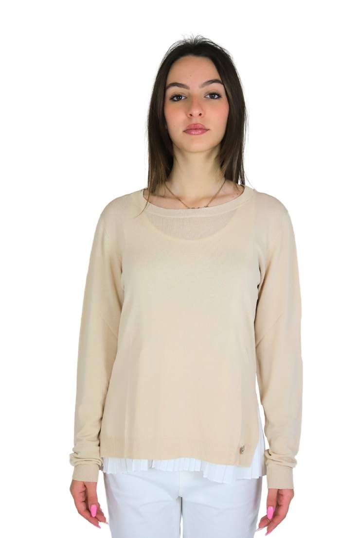 TAKE TWO Donna Maglia DKE8027 Beige