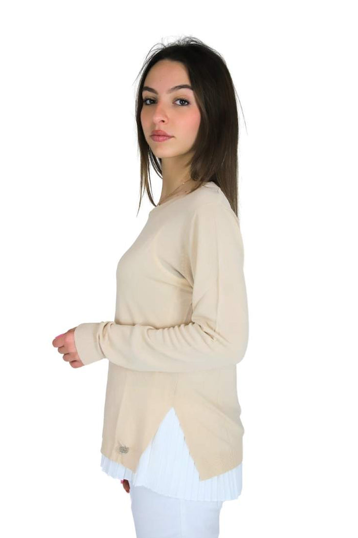 TAKE TWO Donna Maglia DKE8027 Beige