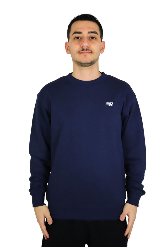 NEW BALANCE Uomo Felpa MT41507NNY Blu