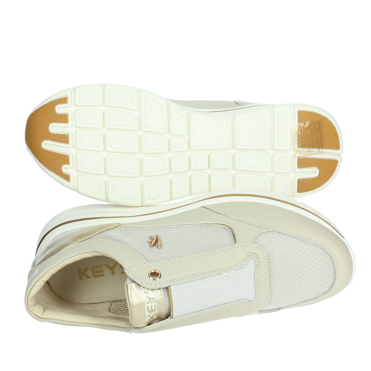 KEYS Donna Slip-on K-10601 Beige/Oro