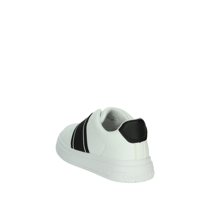 CALVIN KLEIN JEANS Bambini e ragazzi Slip-on V3X9-82087-1355 Bianco/Nero