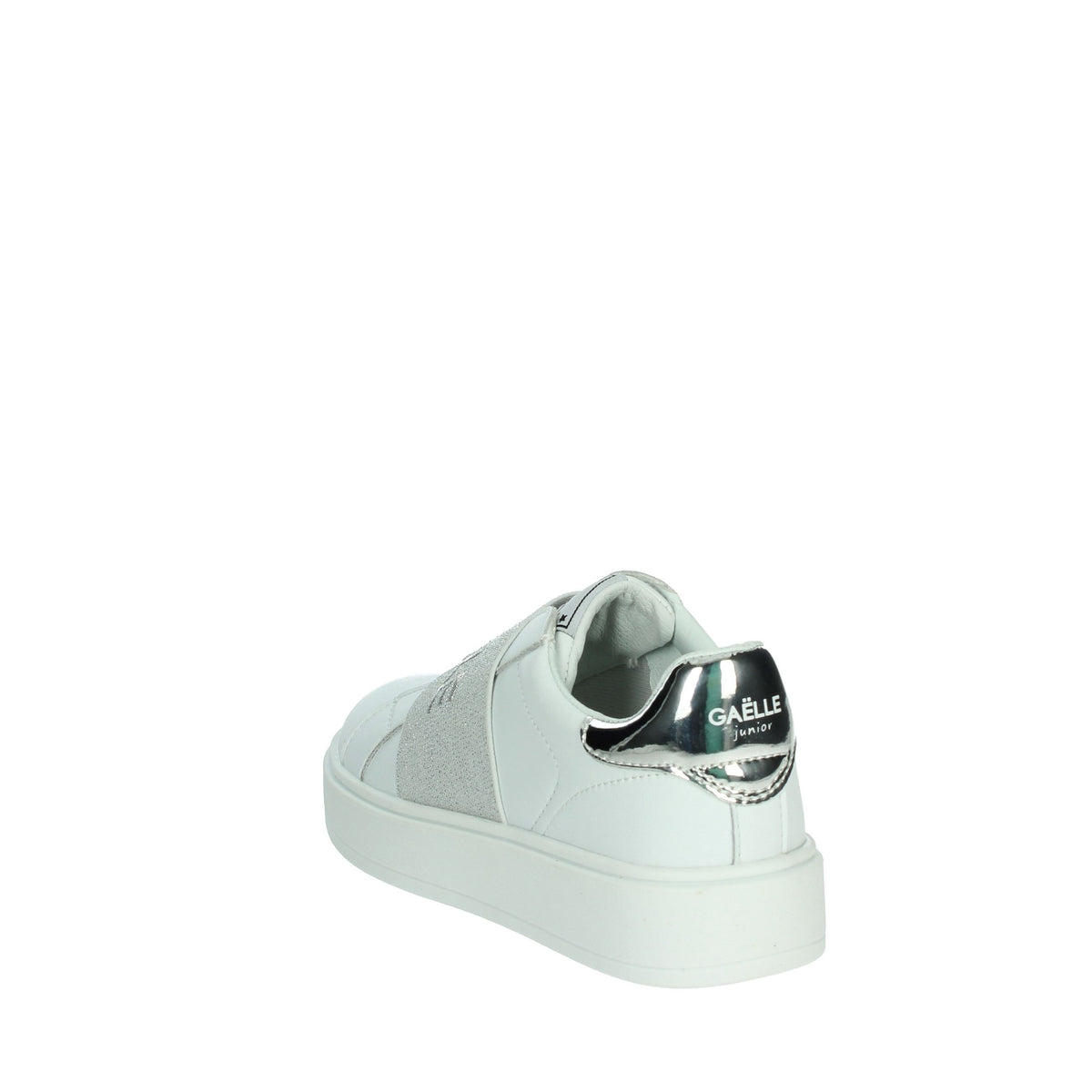 GAELLE PARIS Bambine e ragazze Slip-on GS0036L Bianco/Argento