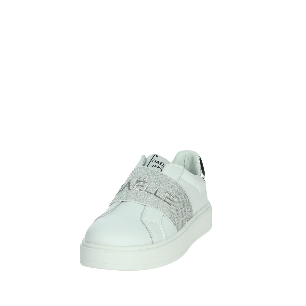 GAELLE PARIS Bambine e ragazze Slip-on GS0036L Bianco/Argento