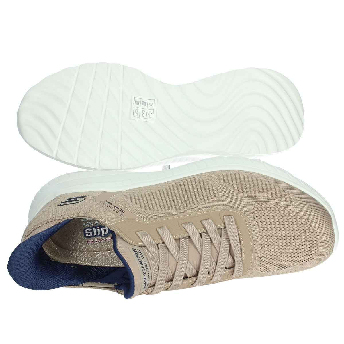 SKECHERS Uomo Slip-on 118312 Taupe