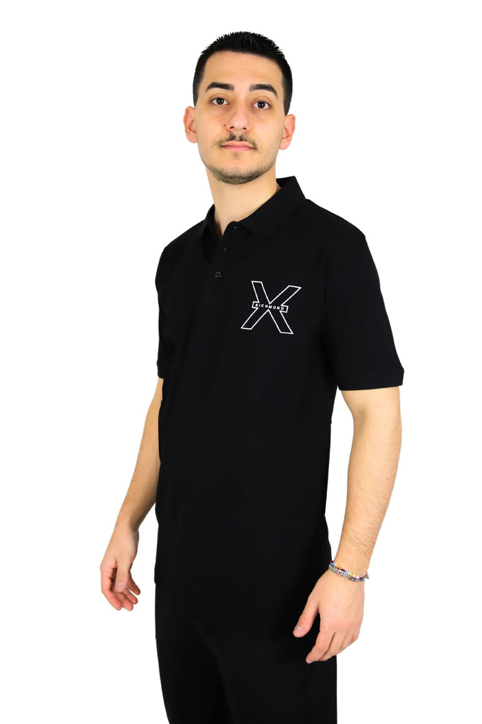 RICHMOND X Uomo Polo UMP25117PO Nero