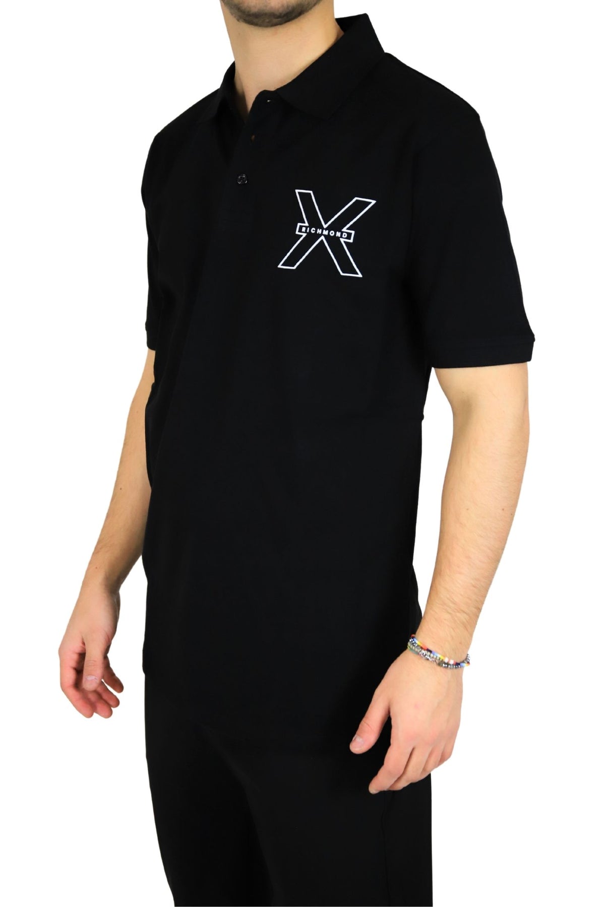 RICHMOND X Uomo Polo UMP25117PO Nero
