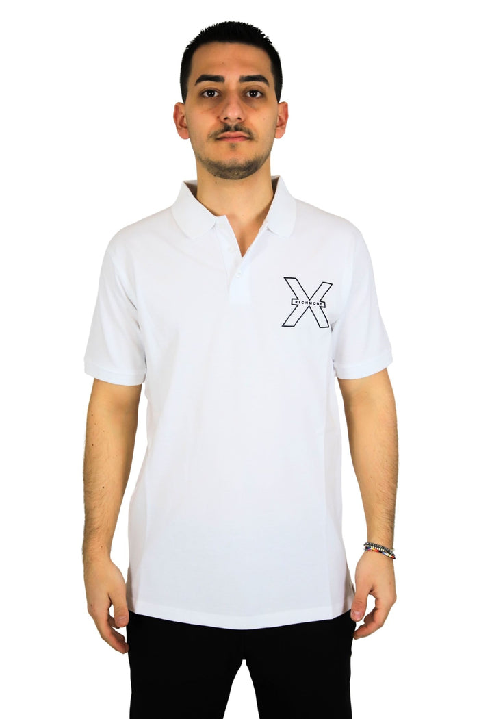RICHMOND X Uomo Polo UMP25117PO Bianco
