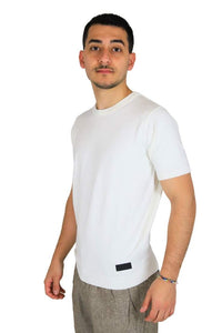 RICHMOND X Uomo Maglia UMP25014MA Panna