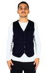 Take Two Herren Weste UTA6407 Blau