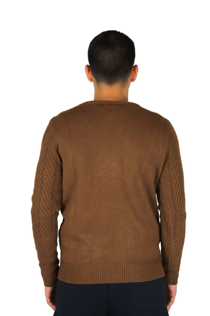 TAKE TWO Uomo Maglione UTA6439 Cammello