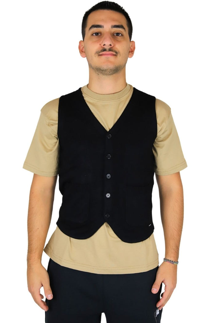 TAKE TWO Uomo Gilet UTA6407 Nero
