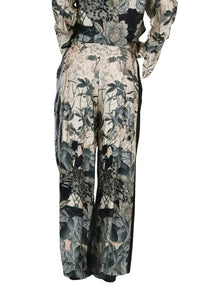 Zahjr Donna Pantalone 53539498 Beige/Verde