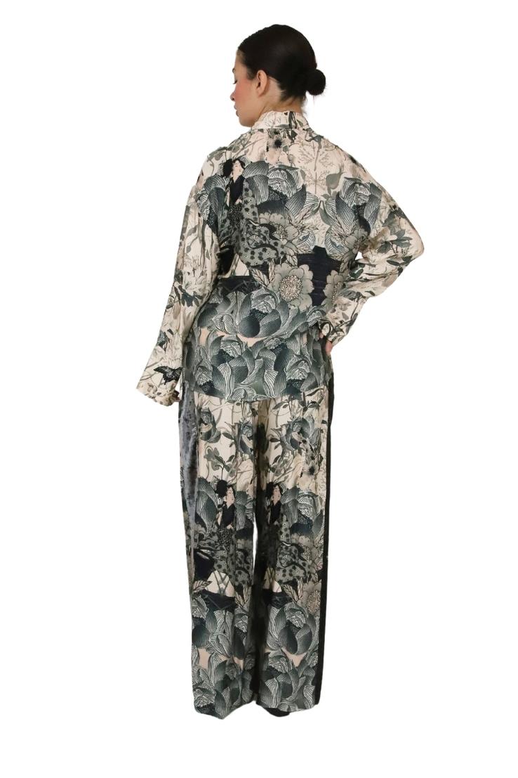 Zahjr Donna Pantalone 53539498 Beige/Verde