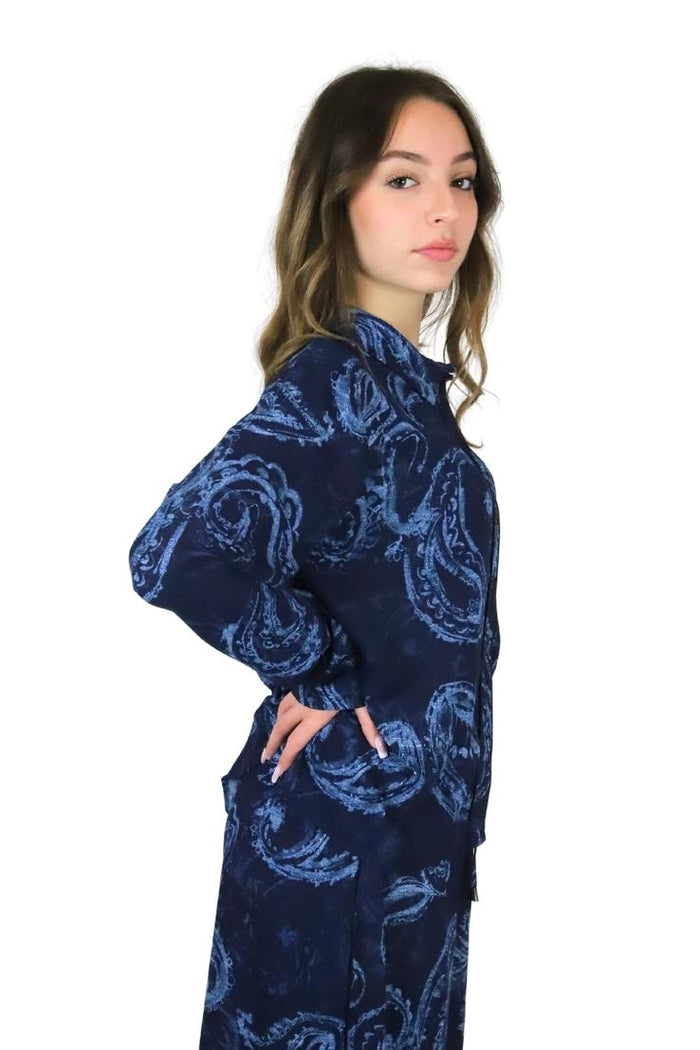 Zahjr Donna Camicia 53539496 Blu