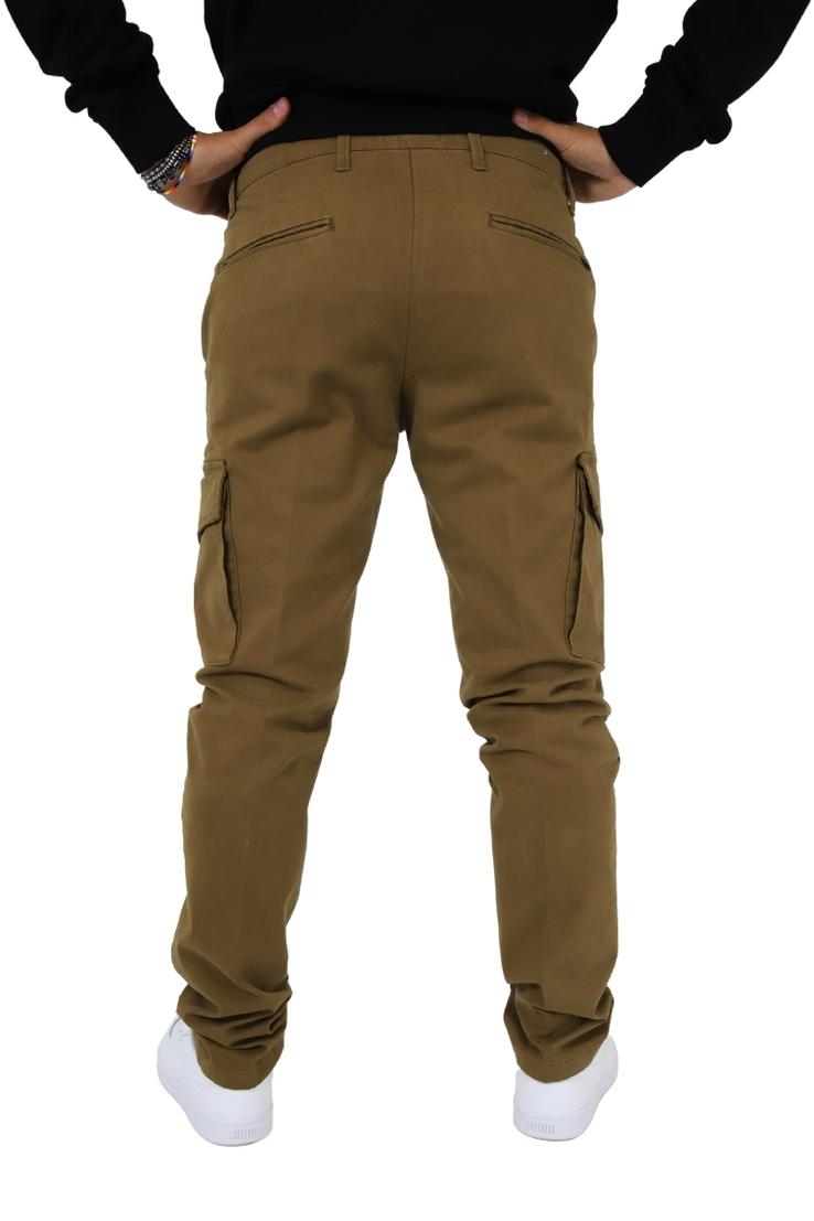 HYPS Uomo Pantalone FIORENTINO T 15 Cammello