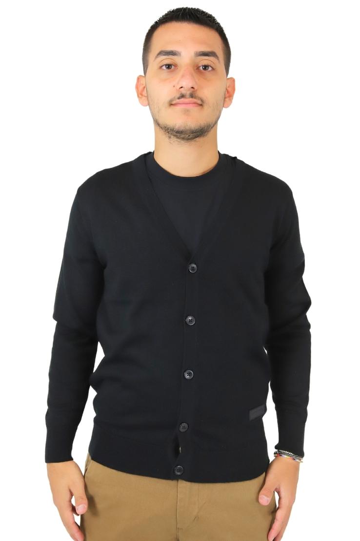 RICHMOND X Uomo Cardigan UMA24064CD Nero