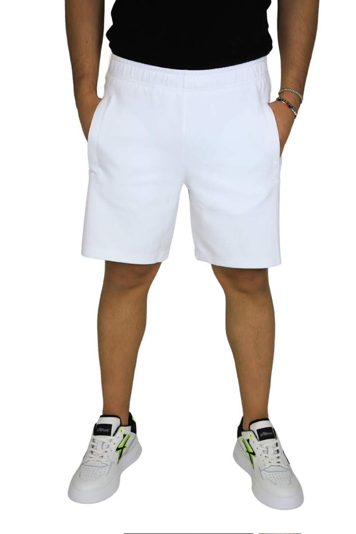 BIKKEMBERGS Uomo Pantaloncino BKKS0020 Bianco